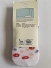 Cat   Jack Girl   s L Large Sz 3-10 Liners Socks 3 Pack Pink Purple White New