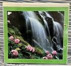 Vintage 80 s Mead Trapper Keeper Notebook - Waterfall Landscape Scene 29096 Pad