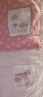 Baby Blanket Pastel Soft Quilt Comforter Lovely Hand Stitched Embroidered Pics