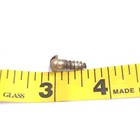Vintage Nos  Solid Brass Wood Screws With Slotted Round Head 5 8  X  10 - 12pk