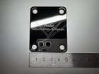 1pcs For Fender Custom Shop V Electric Guitar Bass Neck Plate   4screws Chrome