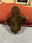 Monchhichi Monkey Doll Jolly Plush Company Blue Eyes Brown Monchichi