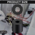 Rubber Spacer 1 Inch Od X 3 8 Inch Id X 1 Inch Thickness Rubber Bushing Round