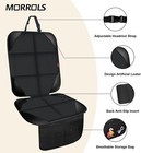 Car Seat Cover Mat Under Carseat Thickest Padding Leather Fabric Seat Protector