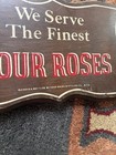 Four Roses Bourbon Wood Sign Advertising Whiskey Bar Wall Art