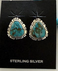 925 Sterling Silver Turquoise Southwestern Handmade Earrings