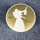 Vintage Dana Tabu Dusting Body Powder 4 25 Oz Puff Gold Black Stripe Box