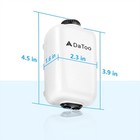 Aquarium Air Pump 3 Watt Adjustable Oxygen Pump With 2 Outlets For Fish Tank    