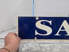 Vintage For Sale Sign Blue White Plastic With Holes For Hanging 28  X 6 