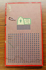 Vintage  25 Punch Board Game Casino Poker 25 Cent Lottery Gambling