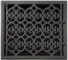 Signature Hardware 12  X 14  Old Victorian Cast Iron Floor Register Blk Sh346080