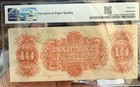 1800 s  10 The Canal Bank - New Orleans  Louisiana Note Pmg Gem 65 Epq
