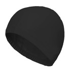 4-pack Man Women Pure Color Nylon Spandex Fabric Swim Cap Swimming Cap Bathin   