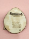Vintage House Pins By Lucinda Resin Brooch Egg Shaped Easter Bunny Rabbit Moon