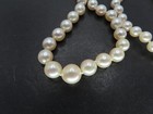 Vtg Graduated Pearl Necklace W  14k Gold Clasp  20   30 2g