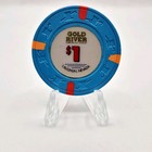 Gold River Hotel Casino Laughlin Nevada 1991  1 Casino Chip N7267