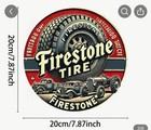 Firestone Tire Metal Sign Vintage Replica