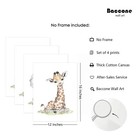 Safari Nursery Wall Art Decor Baby Animal Canvas Wall Art Woodland Nursery Wa   