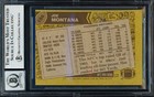 Joe Montana Signed 1986 Topps Card 156 San Francisco 49ers Auto Gm 10 Beckett