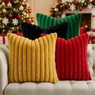 New Plush Plain Cushion Cover Soft Throw Pillow Case Home Decor 16  18  20  28 