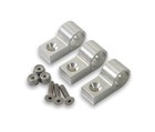 Earls 170206erl  Set Of 4 Polished Aluminum 3 8in Mach  Alum Clamp Clear Perform