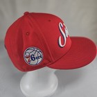 Sixers Red New Era Snapback Hat Philadelphia 76ers Nba 