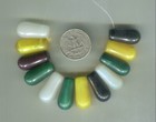 African Trade Beads Vintage Antique Czech Glass Drop Pendent Mali Wedding Beads