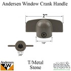 Andersen E-z Casement Window Crank Handle T Metal Stone Window Handle