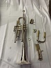 Intermediate Besson 1000 Silver Trumpet Just Serviced Plays Perfectly