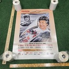 Vtg 1994 Laguna Seca Monterey Grand Prix Mario Andretti Tribute Poster Rare  8 