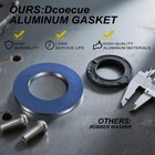24pcs M12 Oil Drain Plug Gasket Aluminum Crush Washer For Toyota Lexus Scion