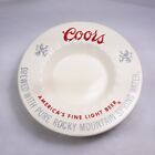 Coors Beer Ceramic Ashtray Beer Advertisement Vintage 