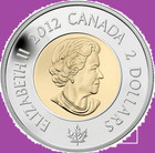 2012 Canada Shannon War Anniversary Toonie Two Dollar Coin   2 Unc  Mint Toon