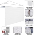 Eurmax Usa 10x10 Pop Up Canopy Sunwall side Wall Only