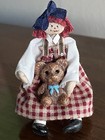 1 12 Dollhouse Miniature Teddy Bear Doll By Artisan Maureen Thomas Vintage Igma