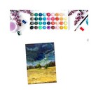 Limited Edition Aceo Art Print  50 Acrylic Landscape Barn Painting Free Ship