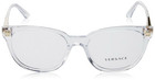Versace Ve 3242a 148 Transparent Plastic Round Eyeglasses 54mm