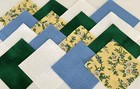 40 4    Blue   Yellow Daisy Floral Print Precut Fabric Quilt Squares Quilting Kit