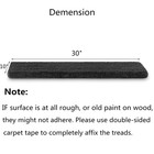 Patavin Carpet Stair Bullnose Carpet For Stair 14- Pack Black 9 5 X 30x 1 3