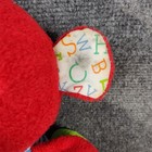 Kids Preferred Red Monkey Plush Striped Abc Alphabet Pattern Baby Toy Lovey