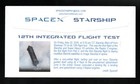 Spacex Starship - 12th Integrated Test Flight - Spacestamps1 Cachet Version 2