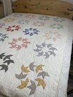Flying Swallows Antique Quilt 