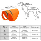 Outdoor Pet Fluorescent Clothes Reflective Dog Safety Vest Pet Visibility Jacket