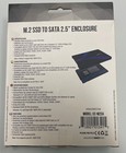 Sabrent M 2 Ssd To Sata 2 5  Enclosure Sata Interface - Ec-m2sa - New And Sealed