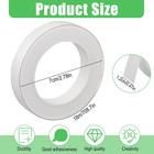 2 Rolls Floral Tape  1 2inch X 30 Yard White Flower Tape  Flower Widetape For Bo