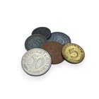 Set Of 6 Authentic Wwii German Coins  1936   1945      Historical Memorabilia
