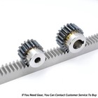 0 5 1 1 5 2 2 5 3m Spur Gear Racks For Cnc Linear Motion Pitch 1 57mm To 9 42mm