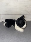 Yomiko Classics Boston Terrier Dog Plush Toy Stuffed Animal Black   White 11 