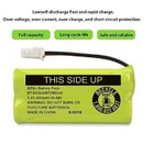 Bt183342 bt283342 2 4v 400mah Ni-mh Battery with At t Vtech Phone Pack Of 4 Us