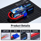 2x Zeee 2s Lipo Battery 6500mah 7 4v 120c Ec5 Hardcase For Rc Car Truck Truggy
